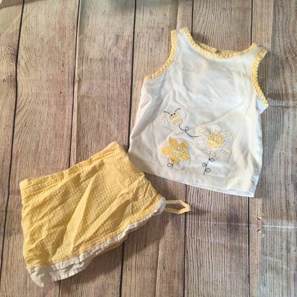 Infant/toddler 2 pc summer tank & short set